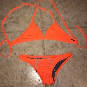 Neon Orange Bikini